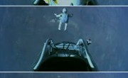Felix Baumgartner jumps from the edge of space.