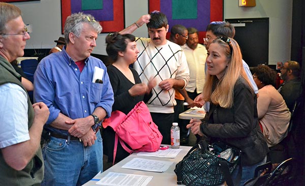 Attendees mingled and learned about food initiatives across our city.